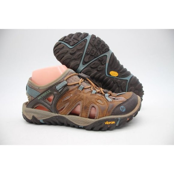 Merrell All Out Blaze Sieve Trail Hiking Women's Size 6 Sandals Brown J65248 - Picture 1 of 10